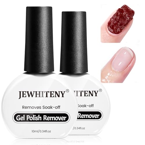 JEWHITENY 27 Colors Gel Nail Polish Kit with U V LED and 2 Bottle of 10ML Gel Nail Remover