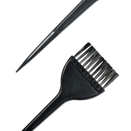 2 Pack Reusable Hair Dye Brushes - Professional Salon & Home Use Applicators