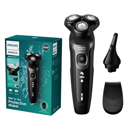 Philips Electric Shavers for Men, Rechargeable AquaTouch Mens Shaver