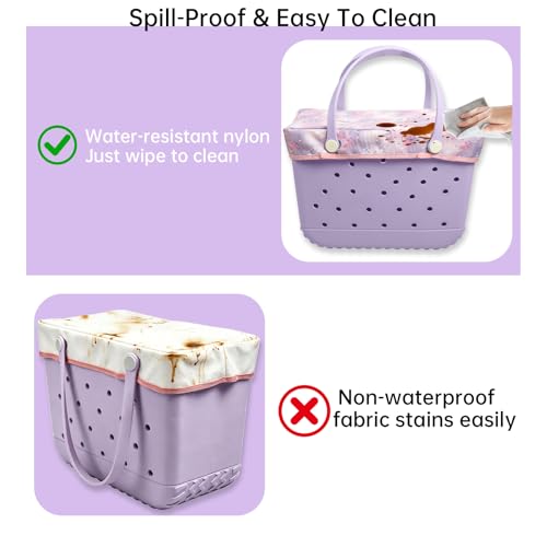 Medium Bogg Bag Zipper Topper Lid - Water-Resistant Privacy Cover