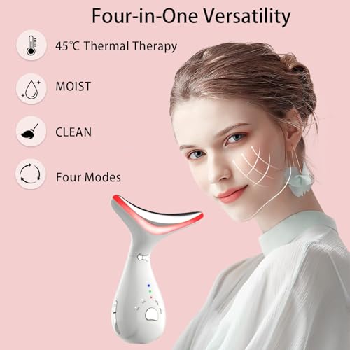 Red Light Therapy Facial Wand | 4-Mode LED Skin Care Device