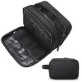 Toiletry Bag for Men, Travel Toiletry Organizer Hanging Dopp Kit, Water-Resistant Shaving Bag for Traveling Toiletries Accessories, Waterproof Mens Toiletry Travel Bag with 11 Compartments, Metal Hook
