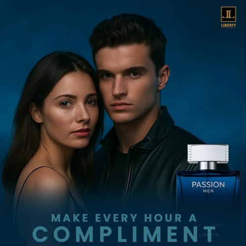 Liberty Passion Eau De Parfum for Men 100ml - Long-Lasting Spicy Oud Fragrance