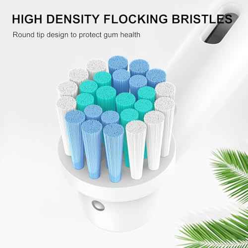 Toothbrush Heads for Oral B, 4 Pack Professional Electric Toothbrush Replacement Heads Medium Soft Dupont Bristles Replacement Toothbrush Heads Precision Clean Brush Heads Refills