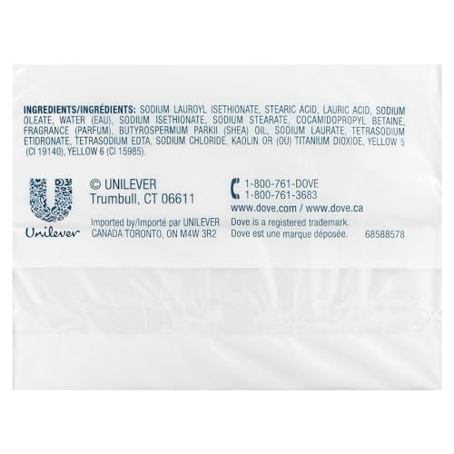 Dove Purely Pampering Shea Butter Beauty Bar, 2 Bar (Pack of 4)