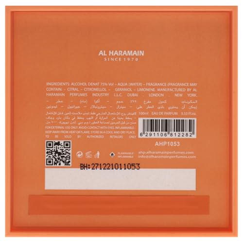 Al Haramain L'Aventure Rose - Arabian Perfume for Women - Long Lasting Perfume for Women - Floral Woody Fragrances - Eau de Parfum for Women - 3.4 oz