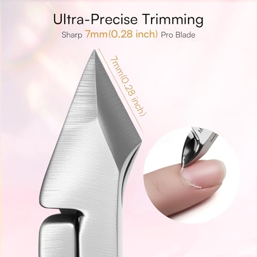 Makartt 3-in-1 Cuticle Nipper & Pusher Set - Professional Nail Care