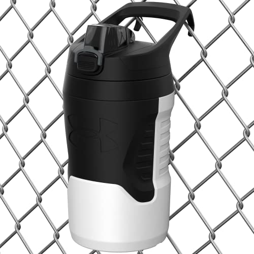 Under Armour Sports Water Jug, 32 oz Insulated Water Bottle w/Handle, Fence Hook, Leak Resistant, Baseball, Football & More