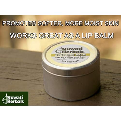 Nuwati Herbals Healing Balm for Severely Dry Skin Sundance Balm - Softens Rough, Dry, Damaged Skin, Lips, and Cuticles - For Elbows, Heels, Hands, and Lips, Made in the USA, 4 Ounces