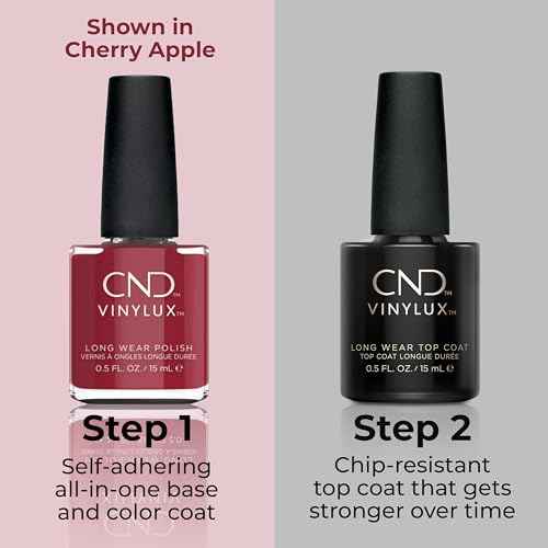 CND Vinylux Longwear Red Nail Polish, Gel-like Shine & Chip Resistant Color, 0.5 Fl Oz