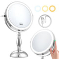 30X Magnifying Makeup Mirror with Lights & 5000mAh Battery