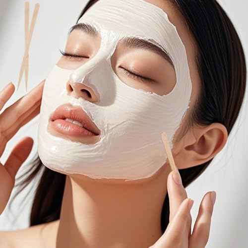 1200 Pack Wooden Waxing Sticks for Hair Eyebrow Nose Removal (Without Handle) Wax Spatulas Small Wax Applicator Wood Craft Sticks Spatulas