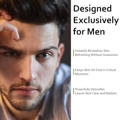 Daily Energizing Facial Cleanser - Deeply cleanses, Oil control£¬restores dry,Men's only£¬tired skin, Suitable for all skin types
