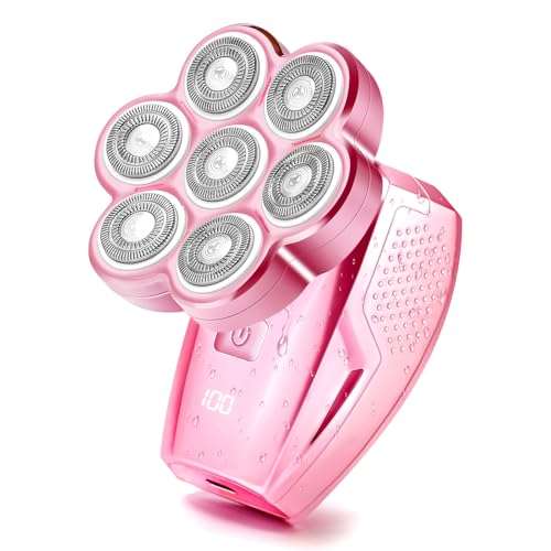 Electric Razor for Women - IPX7 Waterproof, 120 Min Runtime, USB-C Charging