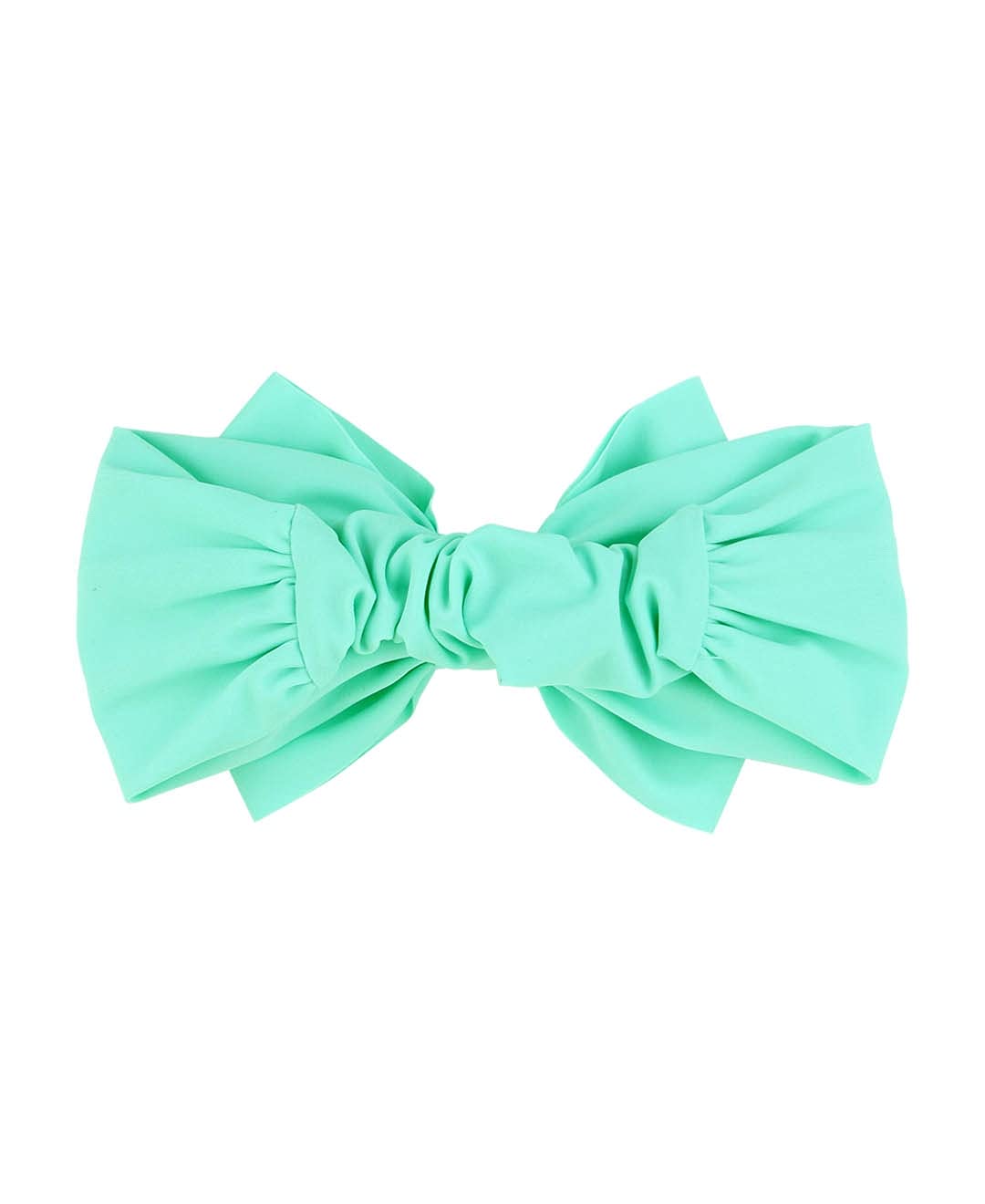 RuffleButts® Girls Island Blue Swim Bow Headband - One Size