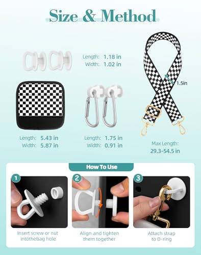 Bogg Bag Strap with Neoprene Handle Wrap & Key Holders