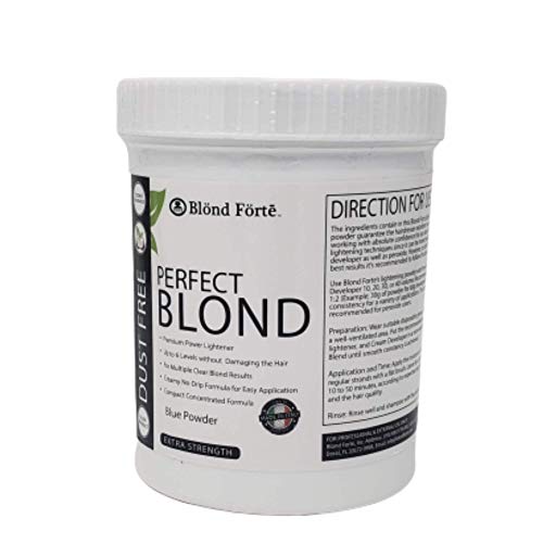 Blond Forte Blue Powder Hair Lightener & Toner - 1.1 Pound Italy Made