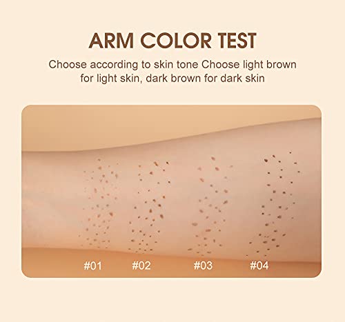 Freckle Pen - Natural Waterproof Face Concealer with Fine Tip - 0.03 Ounce #02 Natural Coffee