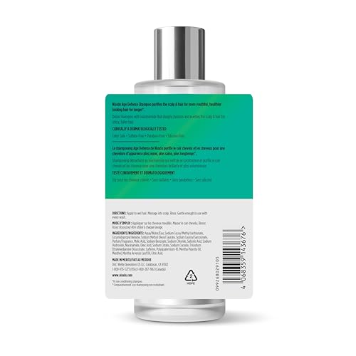 Nioxin Age Defense Shampoo for Aging Hair | Detox Scalp Cleanser with Niacinamide | Deeply Cleanses & Purifies Scalp & Hair | Paraben, Sulfate & Silicone-Free | Daily Use