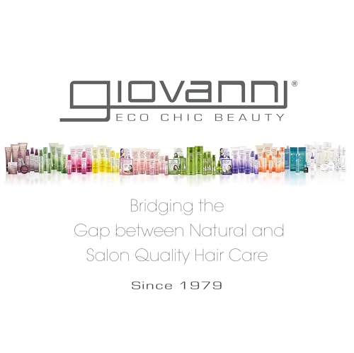 GIOVANNI 2chic Repairing Super Potion Hair Oil Serum - Blackberry & Coconut Milk, Restoring Leave In Treatment for Dry Damaged Color Treated Hair, Paraben Free, Color Safe - 2.75 oz