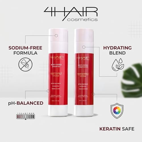 4Hair Cosmetics Sodium-Free Shampoo & Conditioner Set for Dry Hair