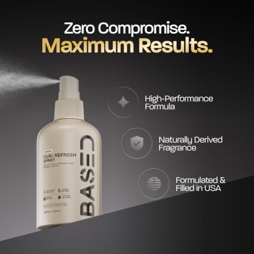 Curl Refresh Spray - Lightweight Hydrating Formula for Curly Hair