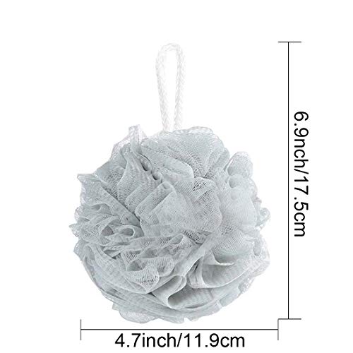 10 Pack Bath Loofah Sponges - Gentle Body Scrubbers for Kids, Women & Men