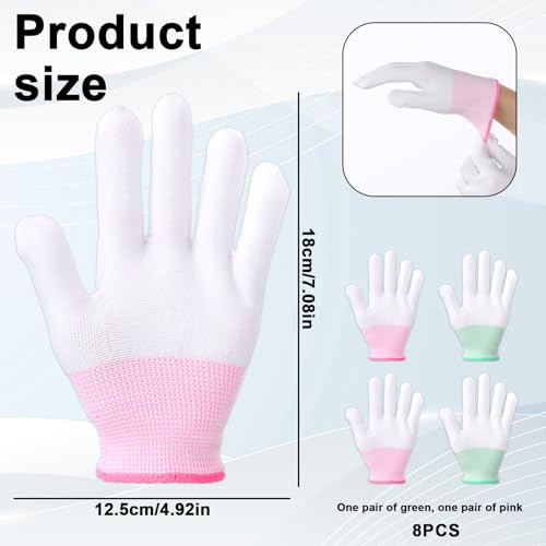 Heat Protectant Gloves for Hair Styling – 4 Pairs