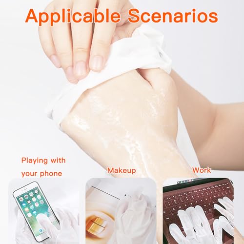 Moisturizing Hand Mask Gloves with Avocado & Shea Butter (3 Pairs)