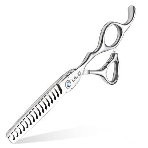 ULG 6.7” Hair Thinning Scissors - 100% Japanese Steel, 16-Tooth Chunker