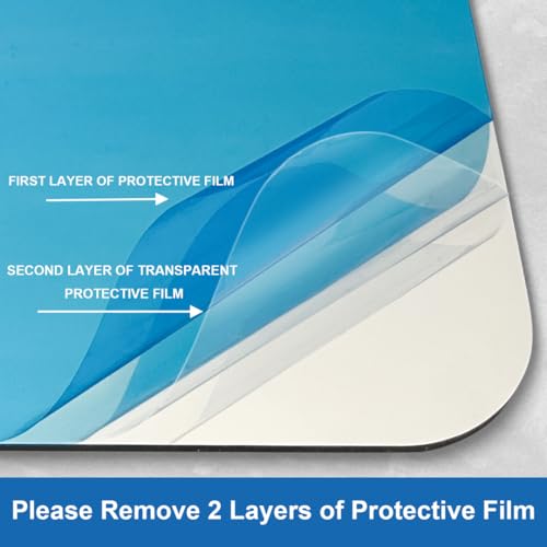 Anti Fog Shower Mirror 7x5.1" Fogless Shaving Mirror