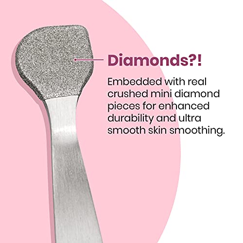 Lindo Beauty Buffer - Microdermabrasion Tool, Diamond Infused, Embedded Silicone Lip Scrubber, For Smooth Skin, Radiant Complexion, Travel Pouch Included (Beauty Buffer with Silicone Lip Scrubber)
