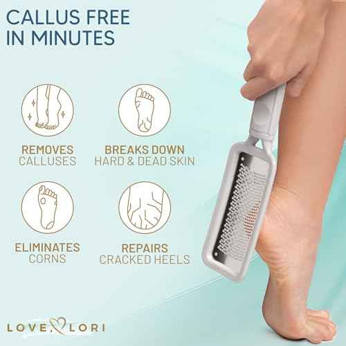 Foot Callus Remover Kit - Foot File & Callus Gel Feet Scrubber Dead Skin Scraper Bundle, 6oz