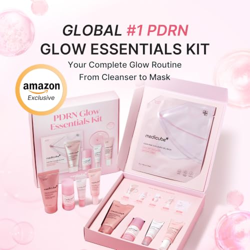 medicube PDRN Glow Essentials Kit - 5-Step Travel Skincare Set