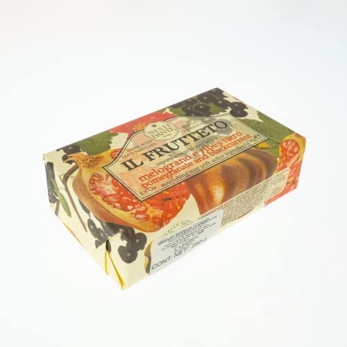 Nesti Dante Nesti dante il frutteto nourishing soap - pomegranate and blackcurrant, 8.8oz, 8.8 Ounce