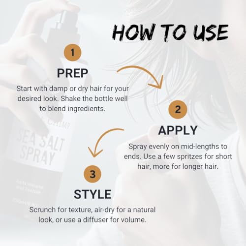 Tribal Chimp Sea Salt Spray 250ml – Volumizing Hair Texturizer for Men