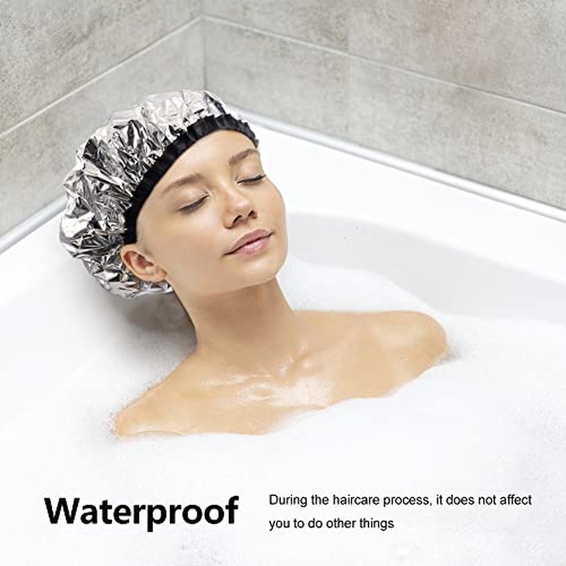 Aluminum Foil Conditioning Caps for Hair Treatment – 2 Pack