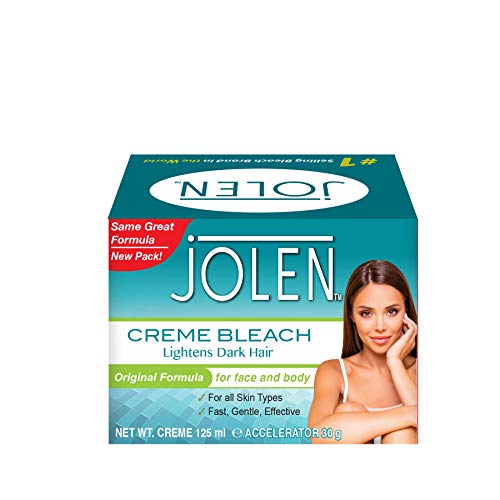 Hair Lightening Cream for Face & Body - 125ml Bleach for Dark Hair