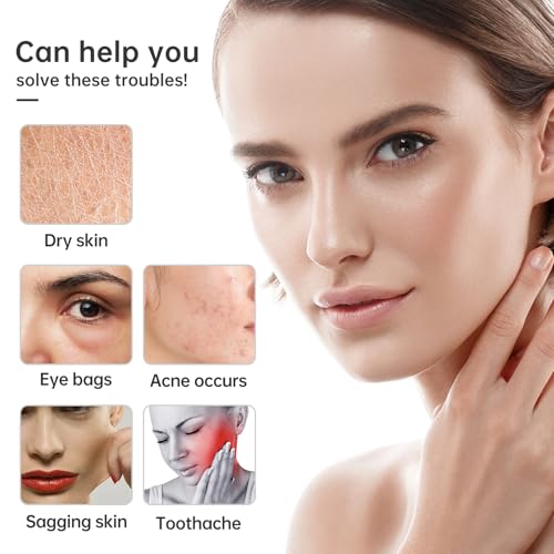 Ice Face Roller for Eye & Neck, Silicone Facial Massager
