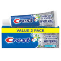Mint Crest Cavity & Tartar Protection Toothpaste 5.7oz Pack of 2 - Whitening & Fresh Breath