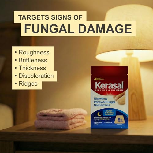Kerasal Nighttime Renewal Nail Patches - 14 Count for Fungal Repair
