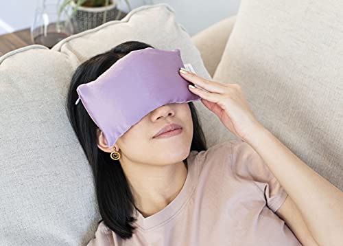 DreamTime Lavender Eye Pillow for Sleep & Headache Relief