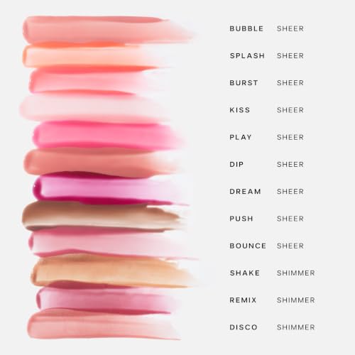 Saie Glossybounce Hydrating Lip Gloss Oil Hybrid - 0.17 oz