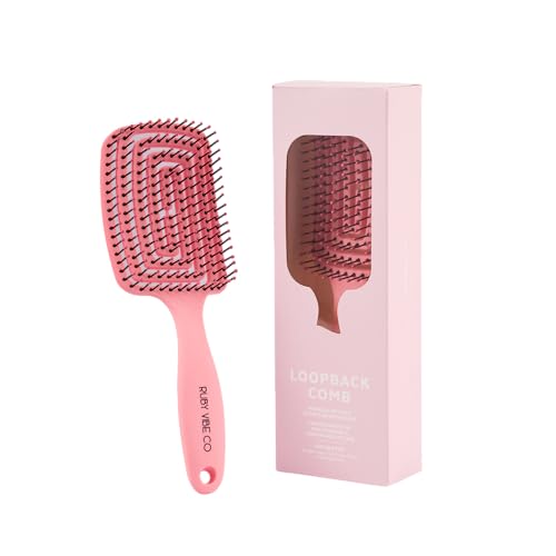 Detangle Hair Brush – Curved Vented Design for Wet & Dry Hair