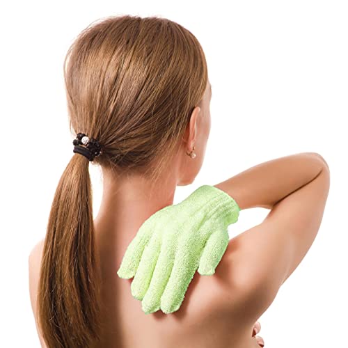 Exfoliating Shower Gloves 24-Pack - Body Scrubber Loofah