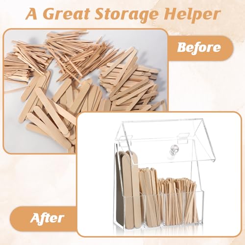 300 Pcs Wood Wax Applicator Kit with Organizer - 4 Styles