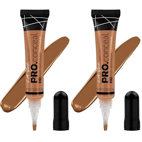 L.A. Girl Pro Concealer, Toffee, 0.28 Oz (LAX-GC984-B) (Pack of 2)
