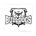 Bulldog Mascot Temporary Tattoos 25-Pack – School Spirit & Sports