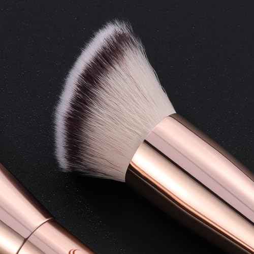 Foundation Brush & Concealer Brush - Multi-Use Dual Ended Makeup Contour Brush for Cream, Liquid, Powder