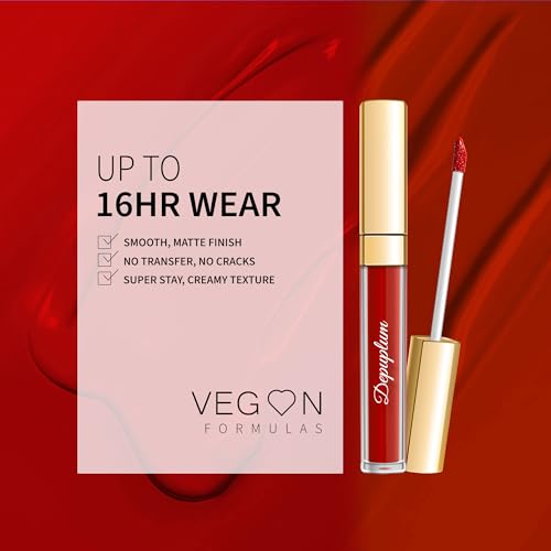 Depuplum Matte Liquid Lipstick - 16hr Wear, Smudgeproof